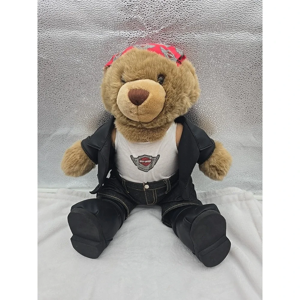Harley Davidson 100th‎ Anniversary Plush Bear Open Road NICE